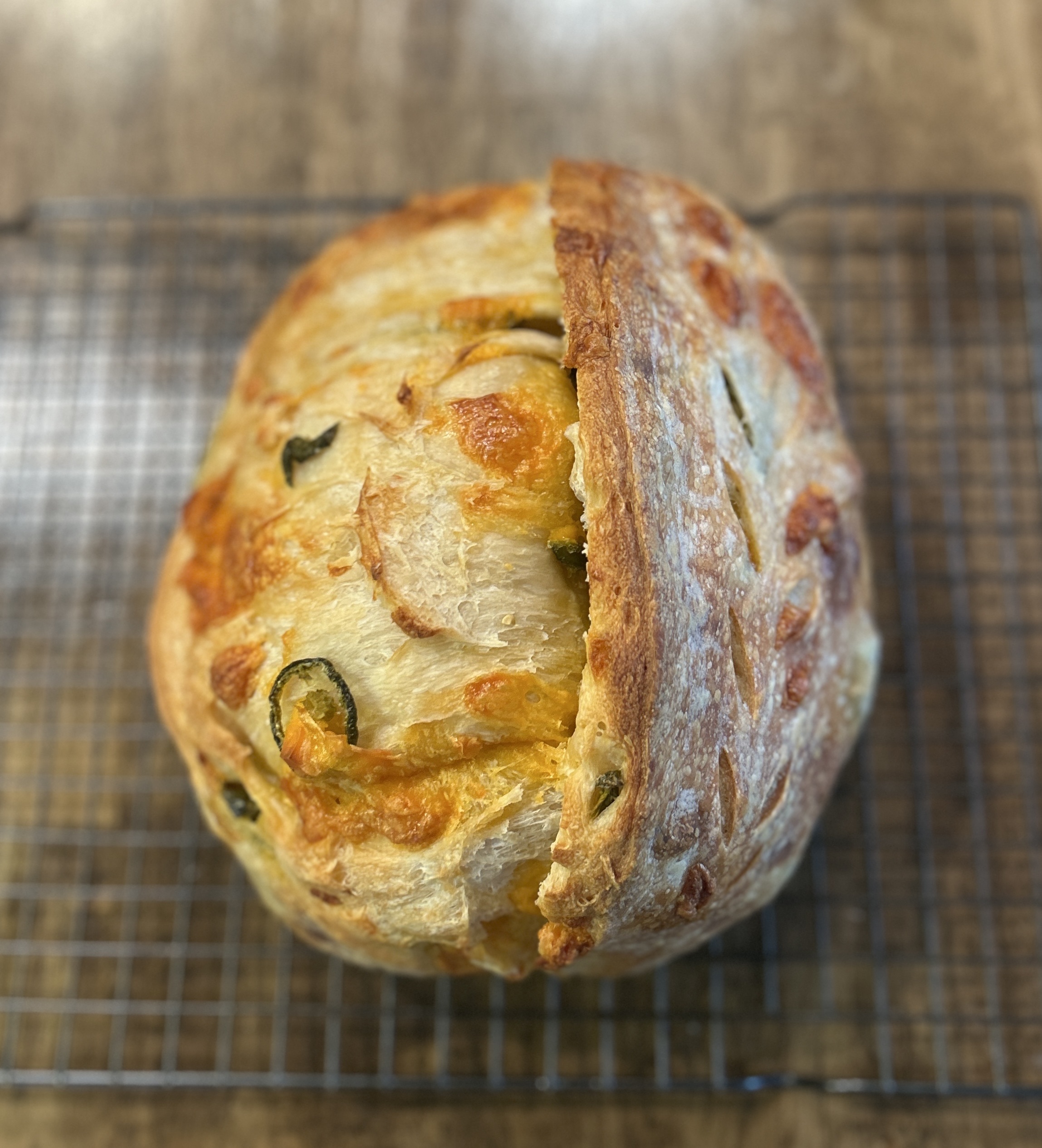 Jalapeño Cheddar Sourdough