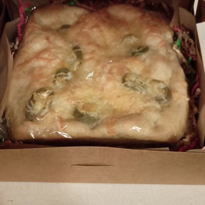 Jalapeño Focaccia Bread 8x8 Pan 