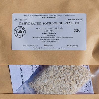 Sourdough Starter (Dehydrated)