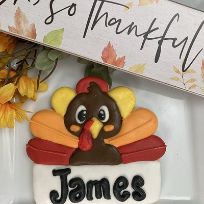 Personalized Turkeys And Placecards