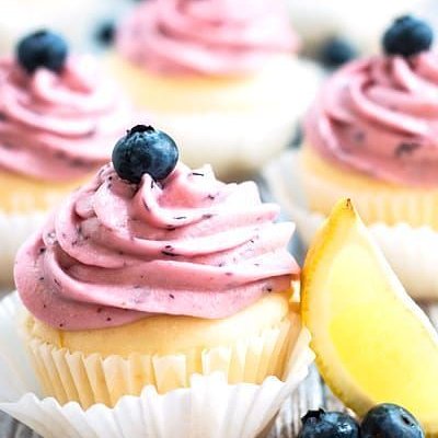 Lemon Blueberry Cupcakes