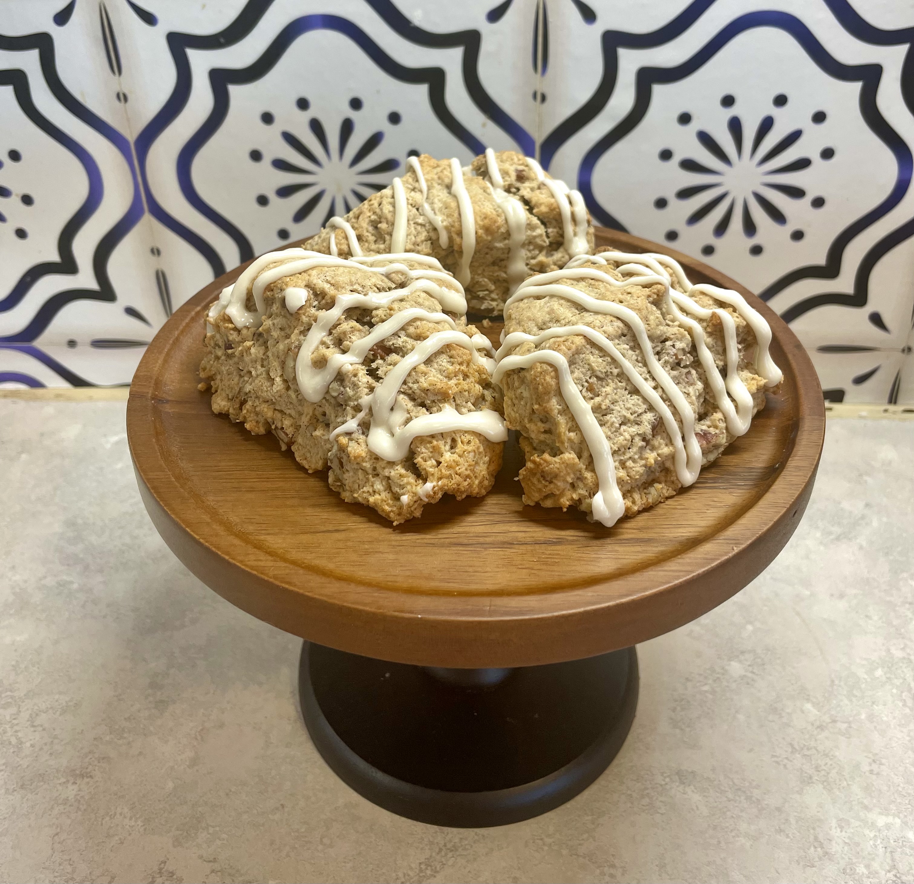 Cinnamon Pecan Scones 