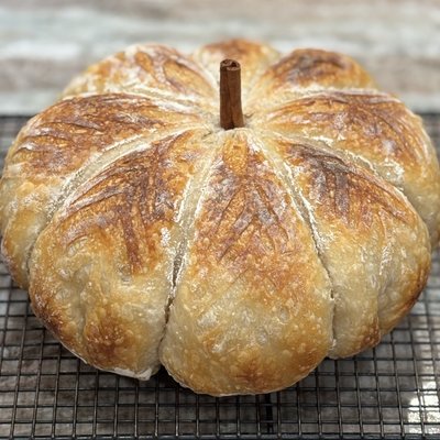  Preorder Artisan Sourdough Pumpkin Shaped Bread