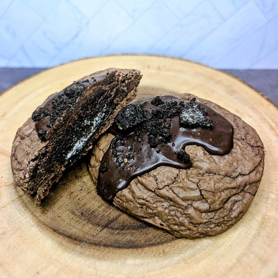 Oreo Stuffed Brownie Cookie 