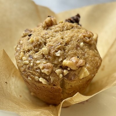 Sourdough Banana Nut Muffins
