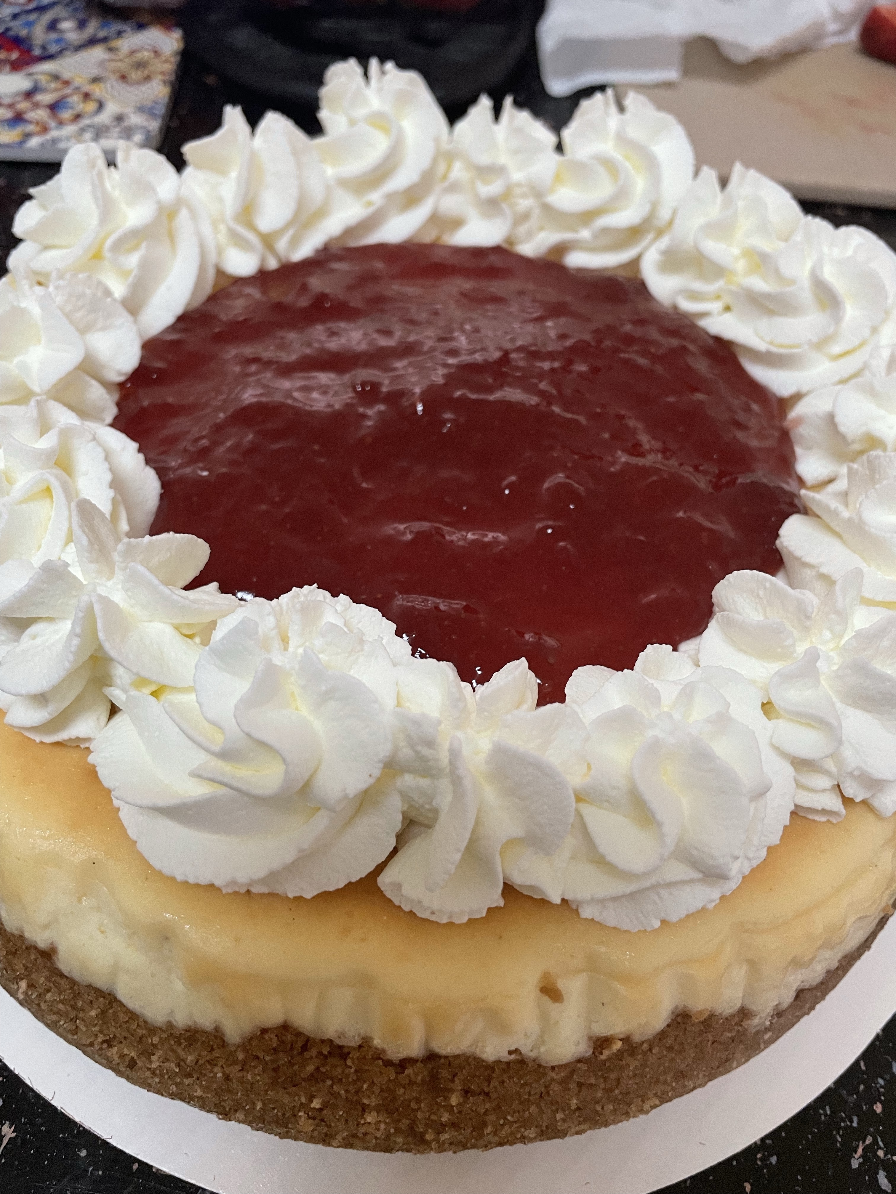 9” Cherry NY Cheesecake