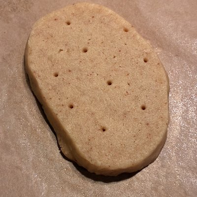 Brown Butter Sourdough Shortbread Cookies 
