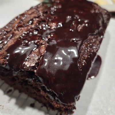 Hot Fudge Brownie Bread