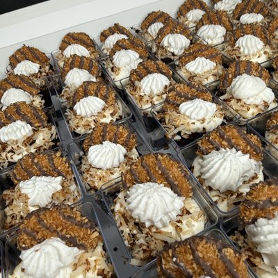 Chocolate Cake & Haupia Dessert Shooters 
