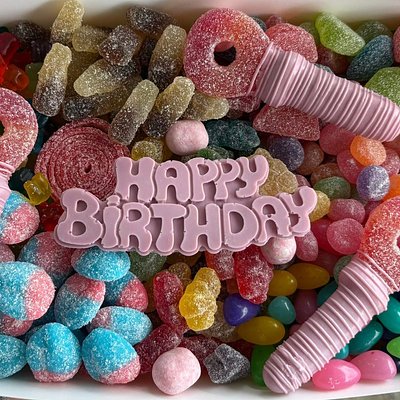 Small Happy Birthday Candy Box 