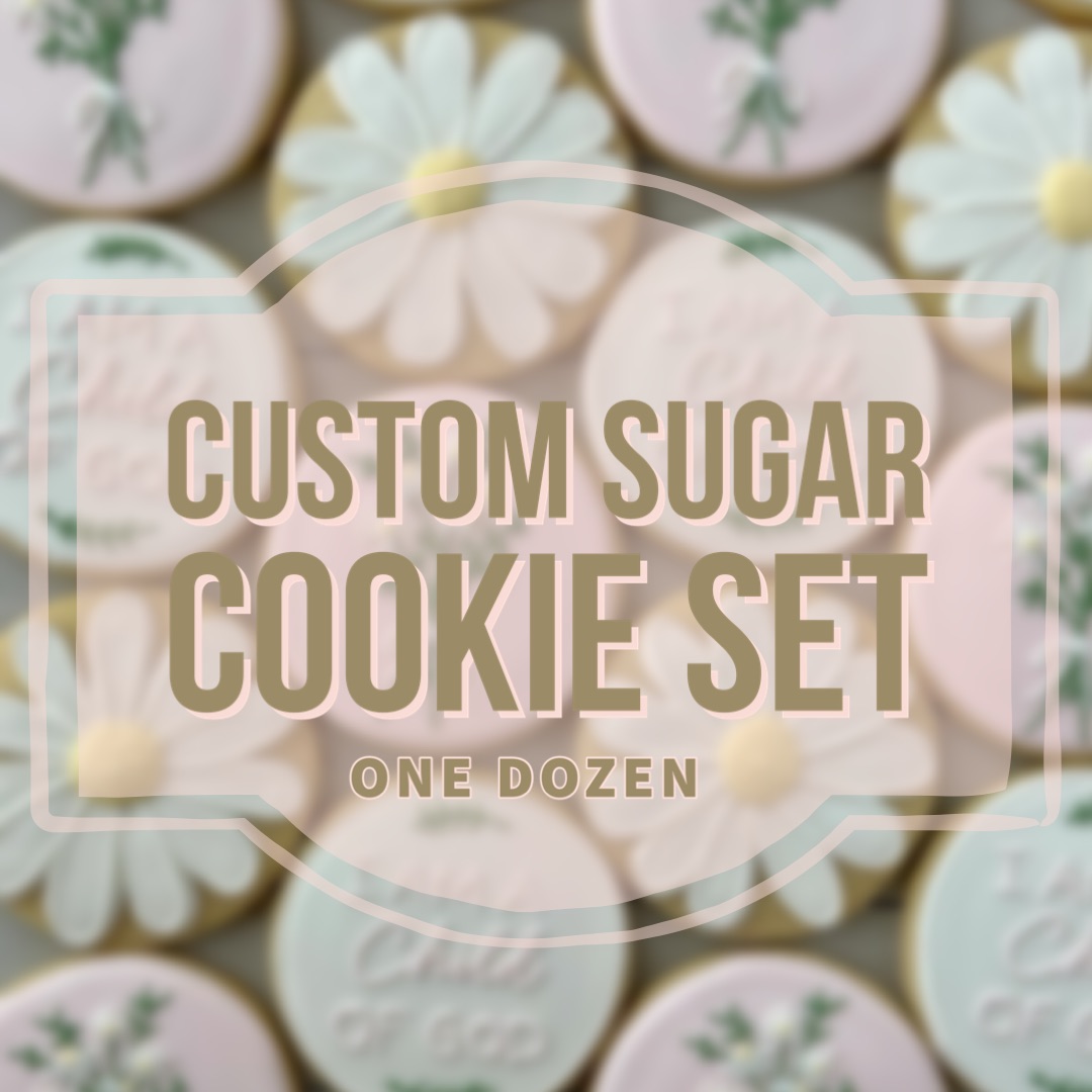 Standard Size Decorated Sugar Cookies