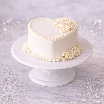 Custom 8" Heart Cake