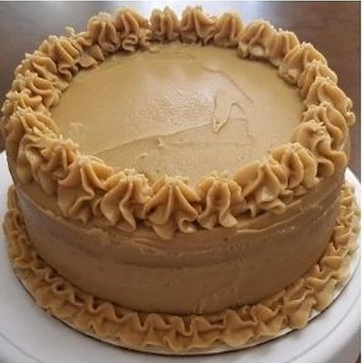 2 Layer Caramel Cake