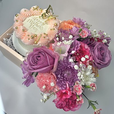 Flower And Cake Box 