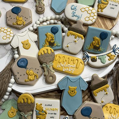 Decorated sugar cookies