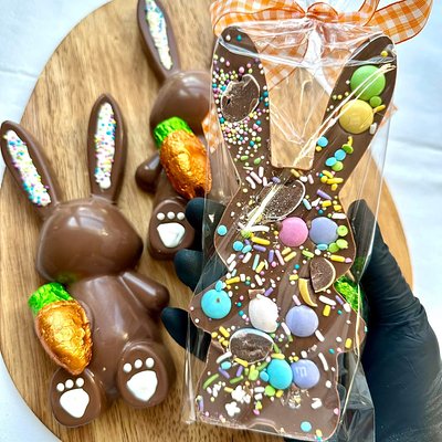 7” Confetti Chocolate Bunny 