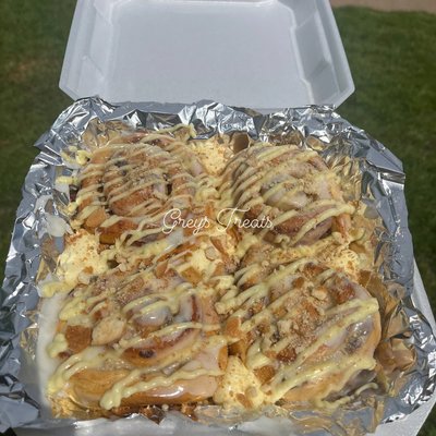 4 Pack Of Banana Pudding Rolls