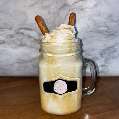 Salted Caramel Pretzel Milkshake