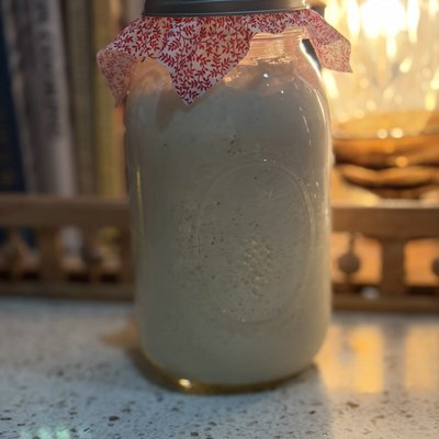 Sourdough Starter With Jar