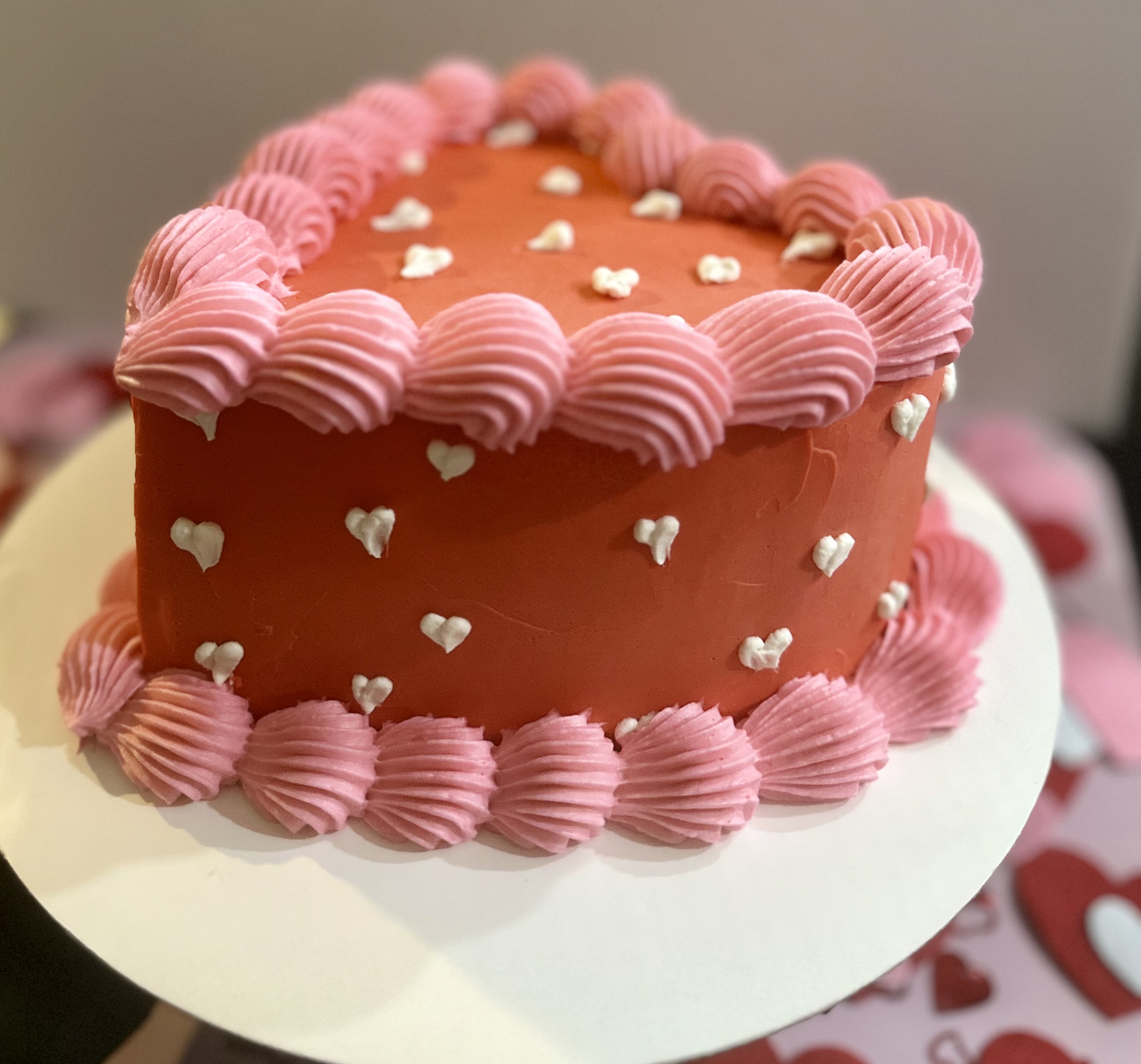 $50 Heart Cake Box 