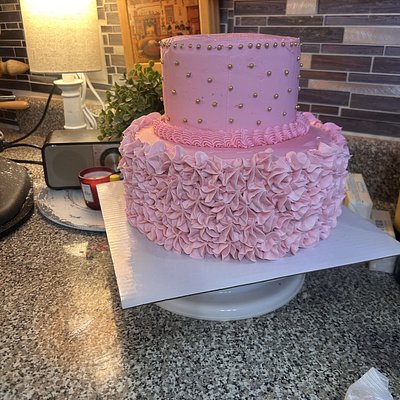 Custom 2 Tier Cake