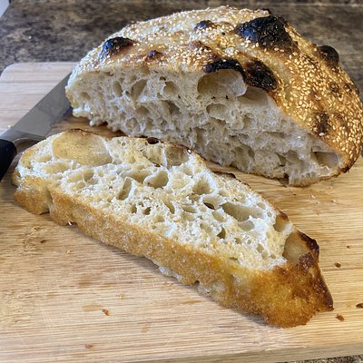 Focaccia - Sea Salt & Honey Sesame