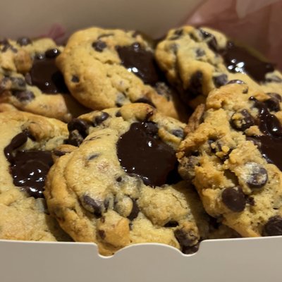 Ganache Chocolate Chip Cookie