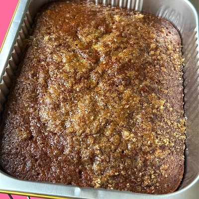 Classic Banana Bread topped w/ Light Brown Sugar, Cinnamon, & Nutmeg | Full Loaf