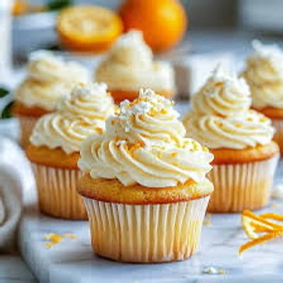 Orange Blossom Cupcakes/ Order Of 6