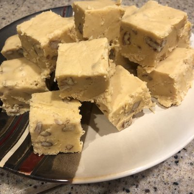 Pumpkin pecan fudge