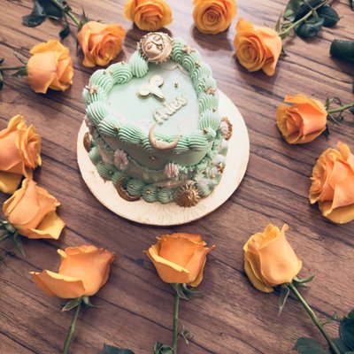 6inch heart cakes/round