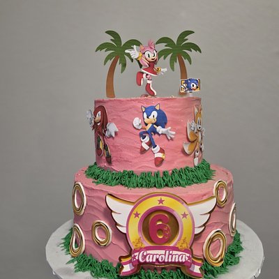 Sonic/ Amy Rose 2 Tier 