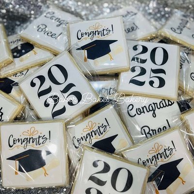 1 Dozen Custom Edible Image Printed Royal Icing Cookies