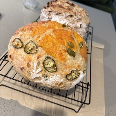 Sourdough Jalapeño Cheddar Loaf 