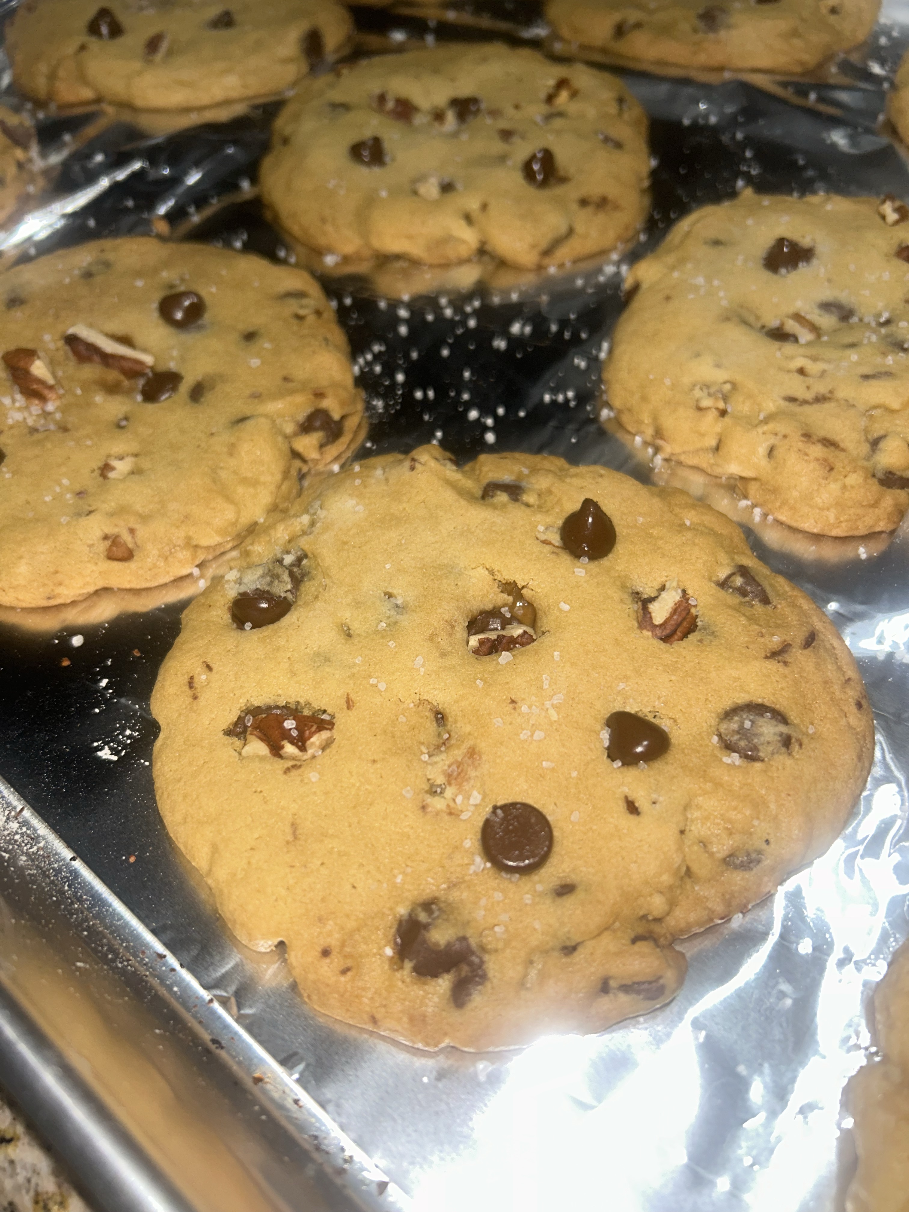 Brown Butter Turtle Cookies 