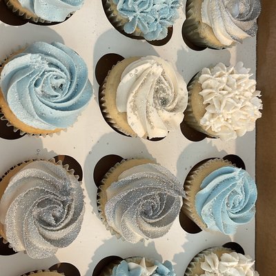 Blue & White 