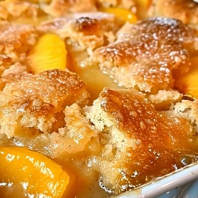 Old Fashion Peach Cobbler 