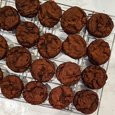 Regular Size Double Chocolate Cookies 