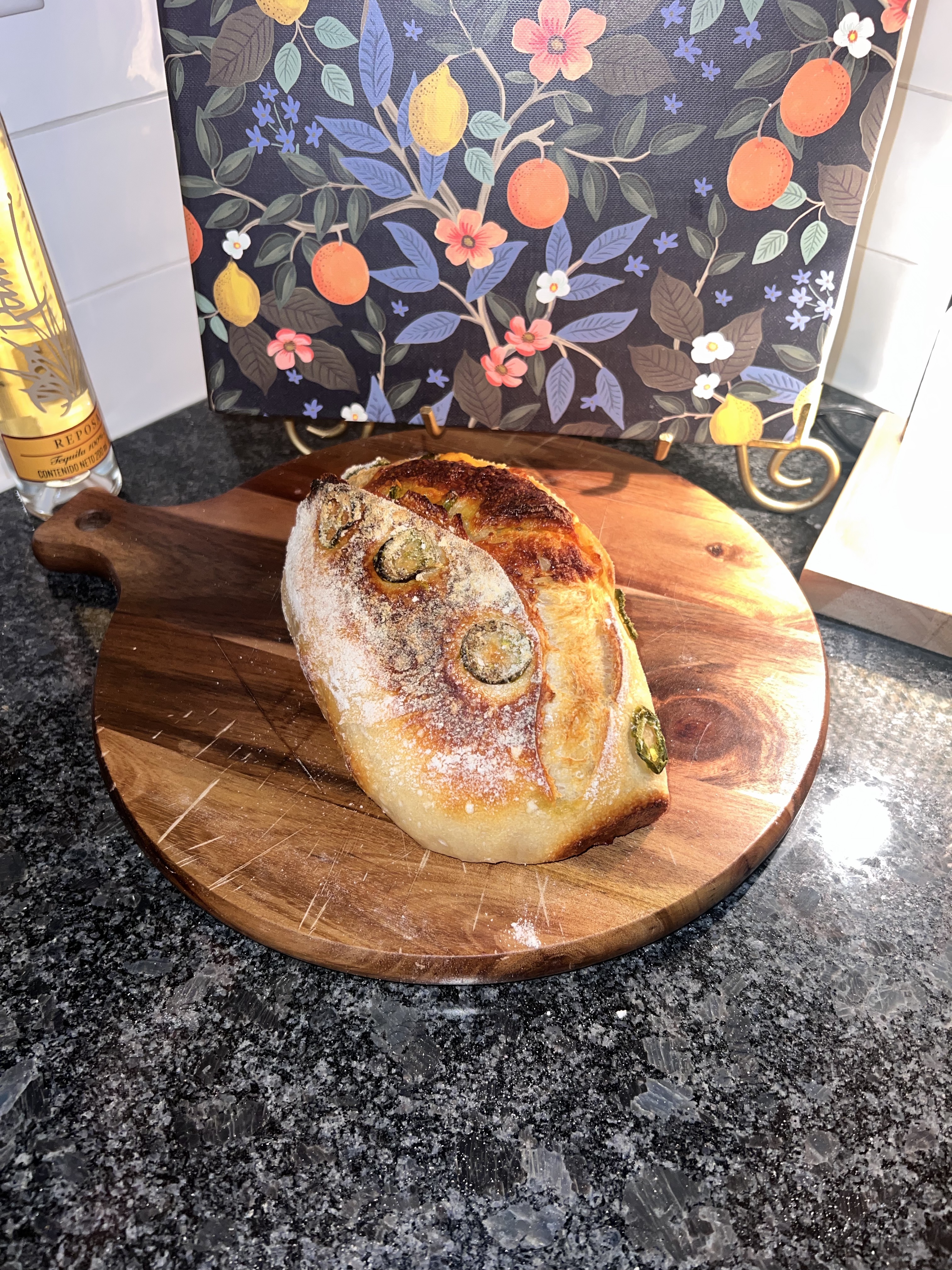 Cheddar Jalapeno Sourdough