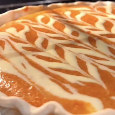 Sweet Potato Cheesecake Pie