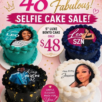 48 & Fabulous Selfie Cake Special 