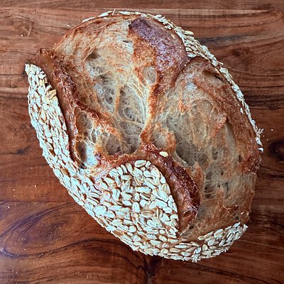 Honey Wheat Sourdough  Sandwich Bread