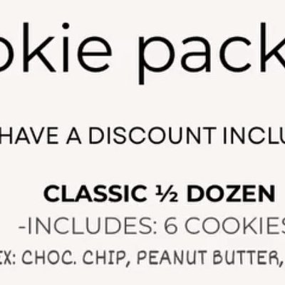 Classic Cookie Package 