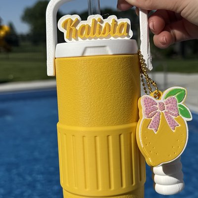Lemon Theme Can Cooler
