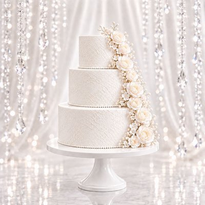 Custom 6" & 8" & 10" Three Tier Cake