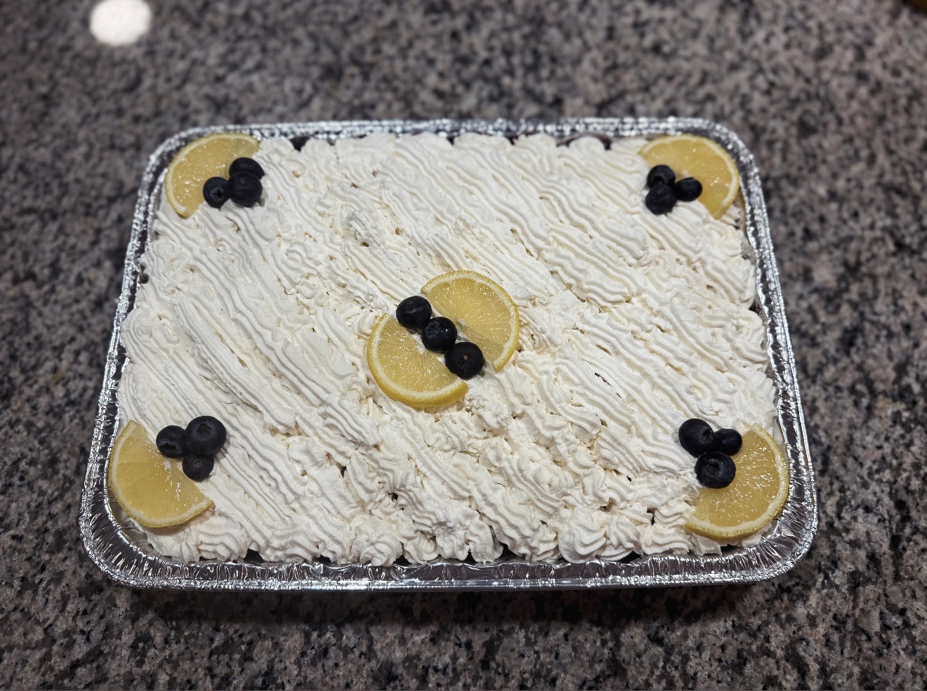 Lemon Blueberry Tres Leches