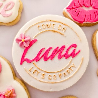 Barbie Fondant Cookies 