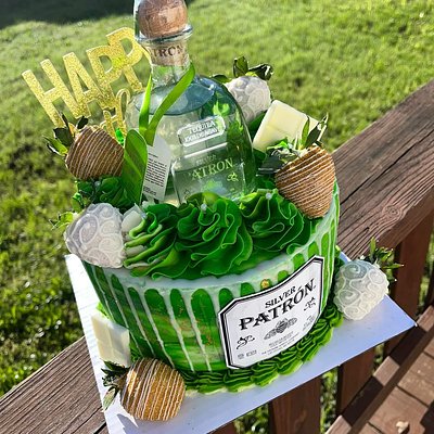 375 ML 8in Liquor Cake