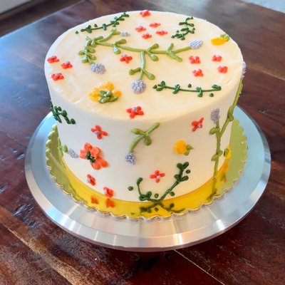 Extra Piping Details: (selection option available after cake size is picked)