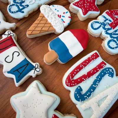 4th of July Cookies ❤️🤍💙🇺🇸